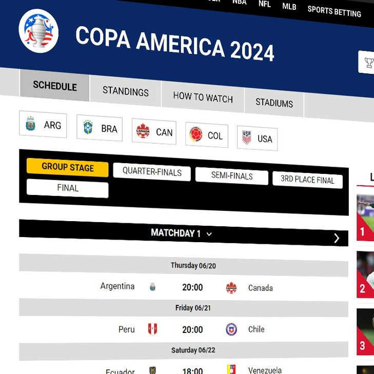 Preview Chile vs Argentina Conmebol América Cup June 26, 2024.